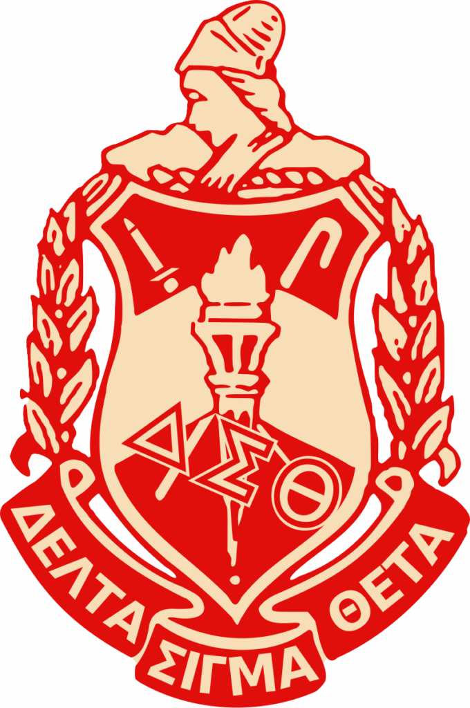 The official Delta Sigma Theta Sorority Incorporated Crest