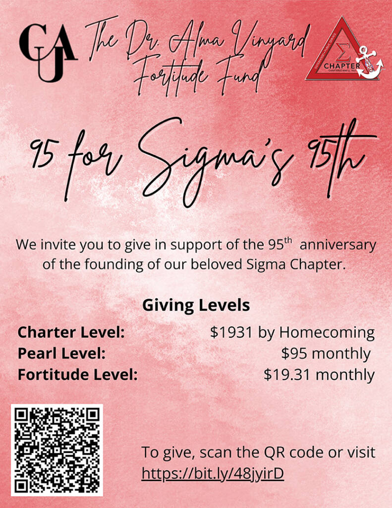 The Dr. Alma Vineyard Fortitude Fund - 95 For Sigma's 95th